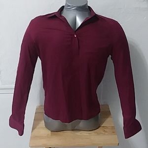 Balenciaga Tight Fit Short Torso Casual Dress Shir